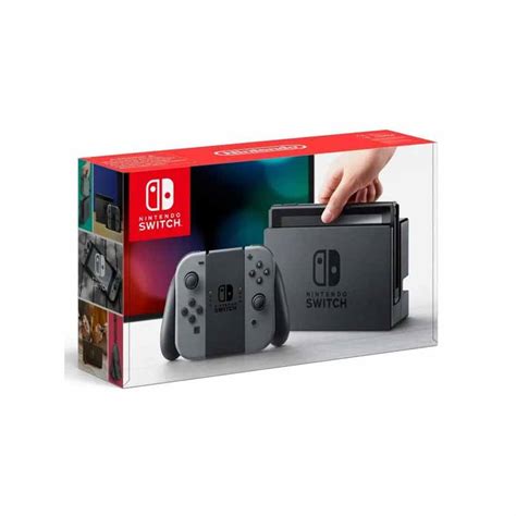 console nintendo switch avec une paire de joy-con grises